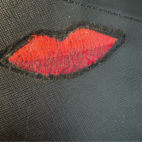 Kate spade meow cat tiger long wallet glitter sequins embroidered novelty - Picture 7 of 10